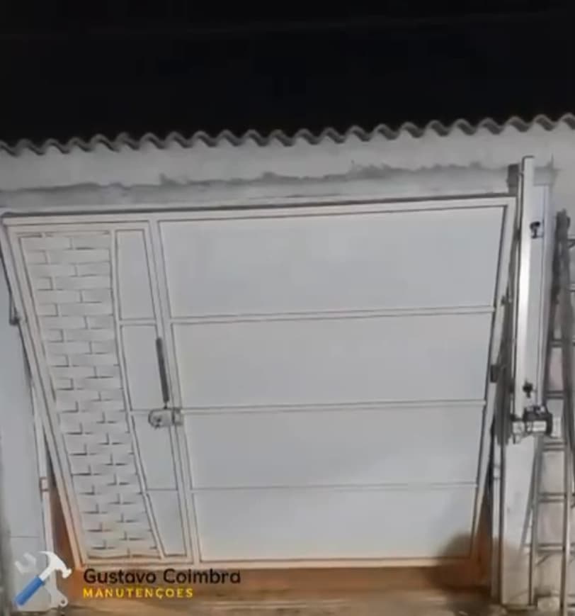 Automatização de portão basculante