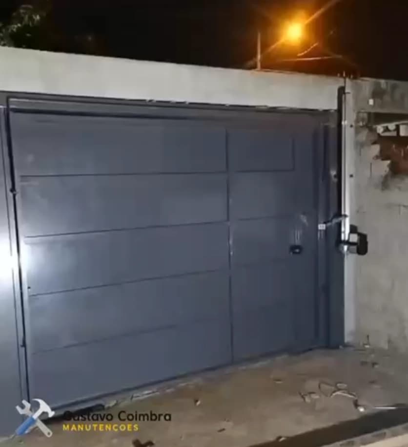 Automatização de portão basculante